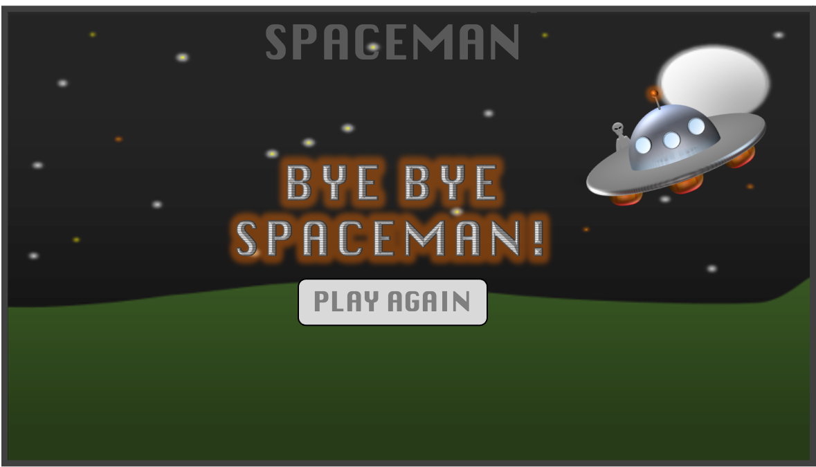 Spaceship is built and game is over